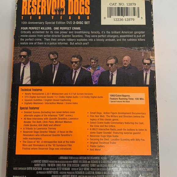 DVD Bundle | CULT CLASSICS | 6 DVDS Hackers Reservoir Dogs Clockwork Orange KIDS - Picture 11 of 14